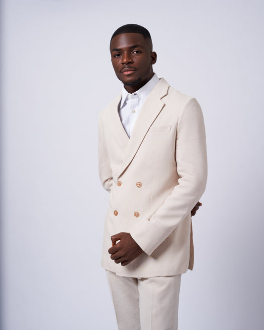 Tau Linen Suit