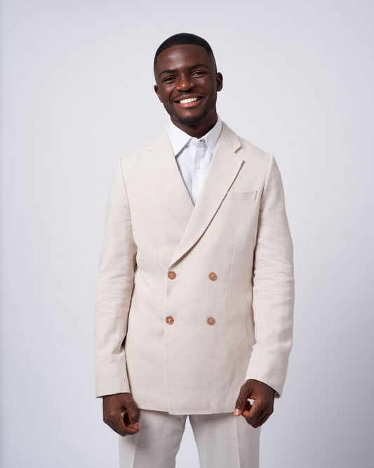 Tau Linen Suit